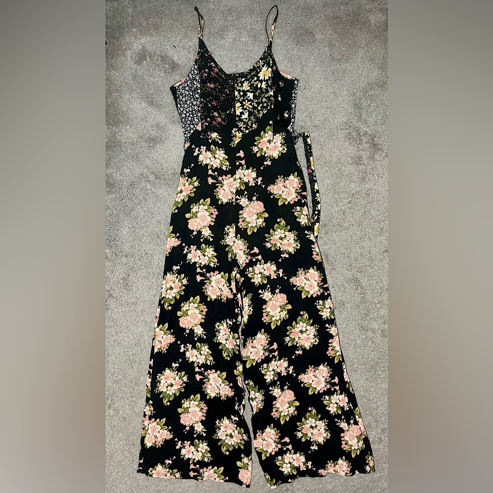 AE Floral Wide-Leg Jumpsuit